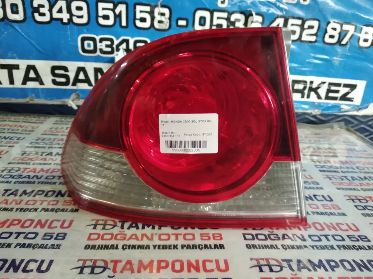 Honda Civic Sol Dış Stop Orjinal Çıkma 06-11