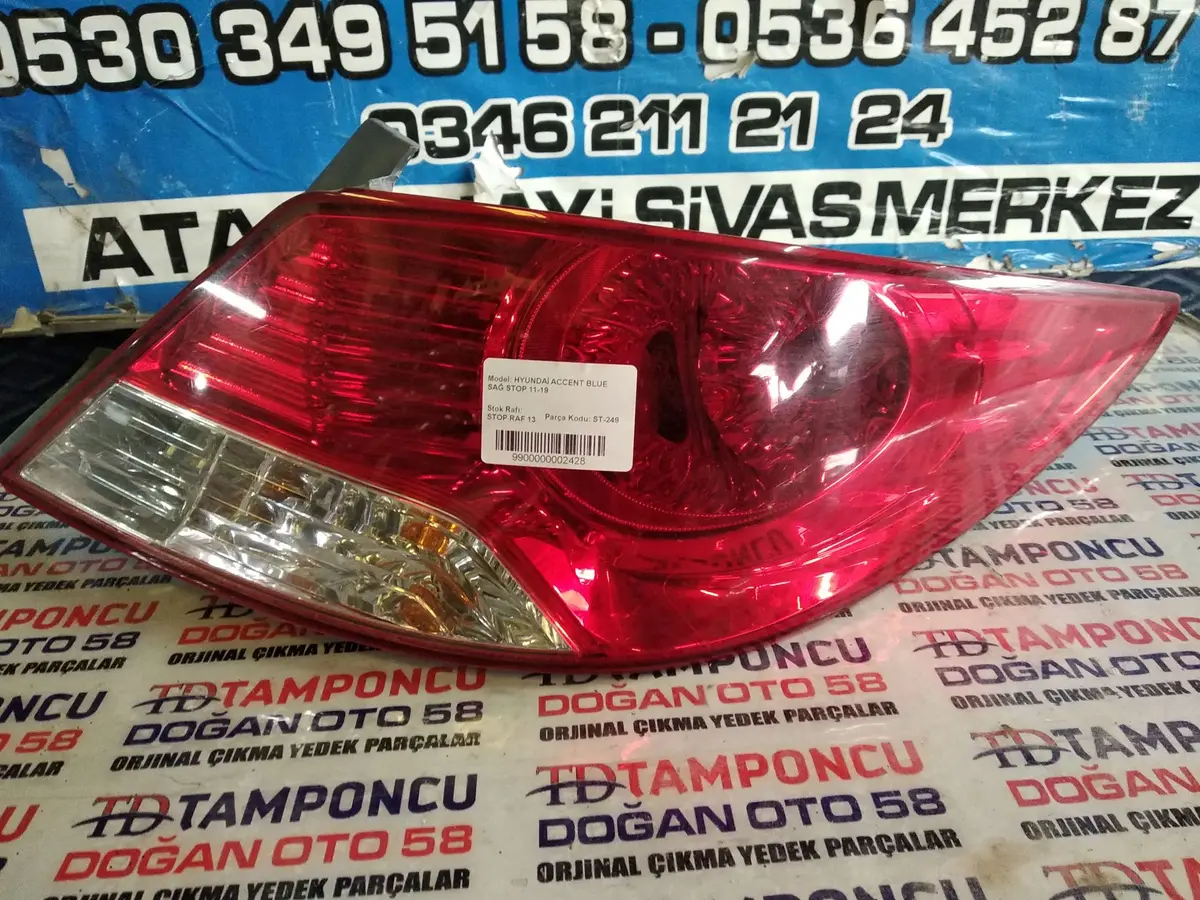 Hyundai Accent Blue Sağ Stop Orjinal Çıkma 11-19