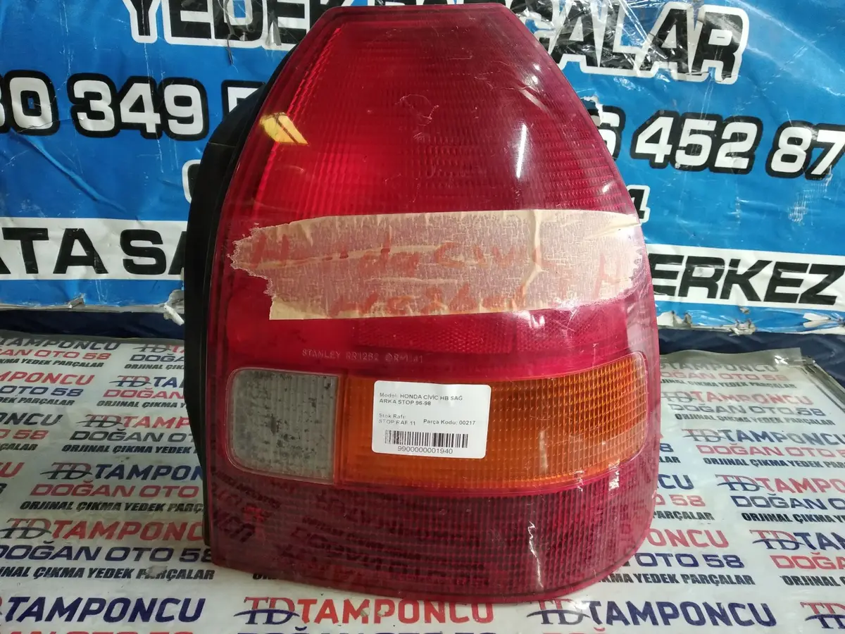 Honda Civic Hb Sağ Stop Orjinal Çıkma 96-98