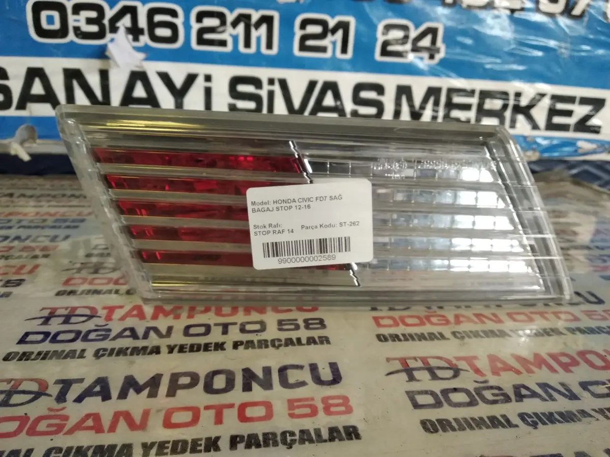 Honda Civic Sağ İç Stop Fd 7 Orjinal Çıkma 12-16