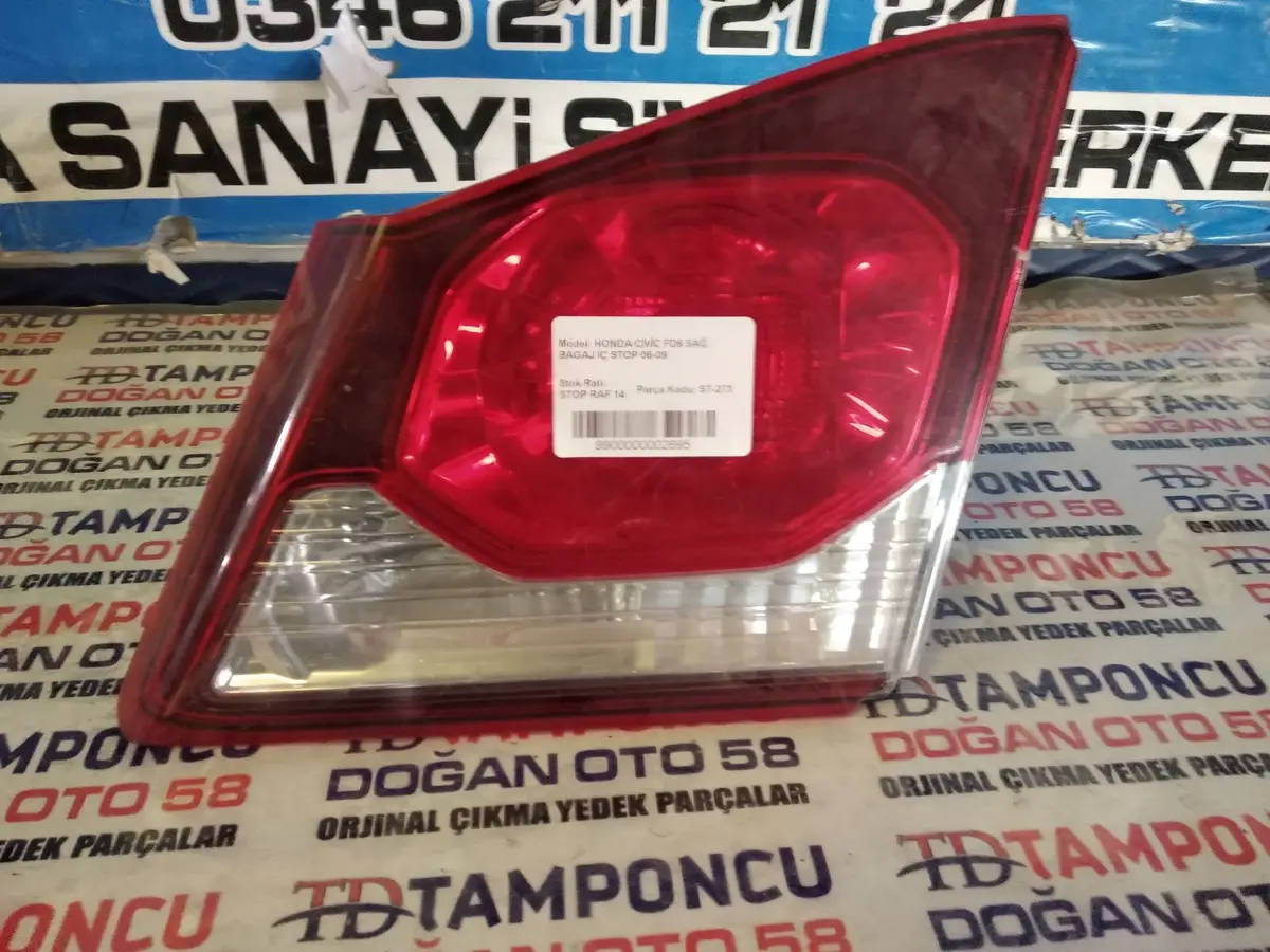 Honda Civic Sağ İç Stop Fd 6 Orjinal Çıkma 06-09