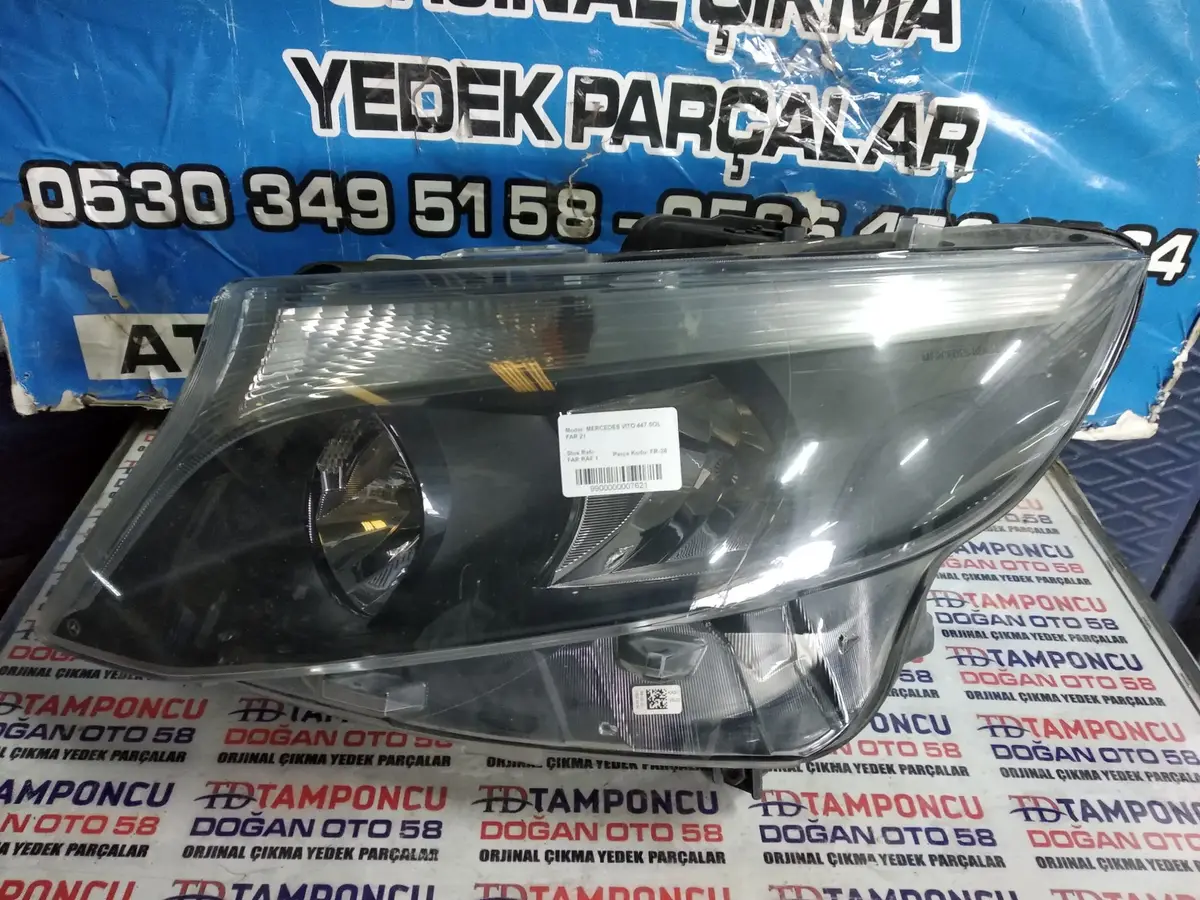Mercedes Vito Sol Far Orjinal Çıkma 447 21