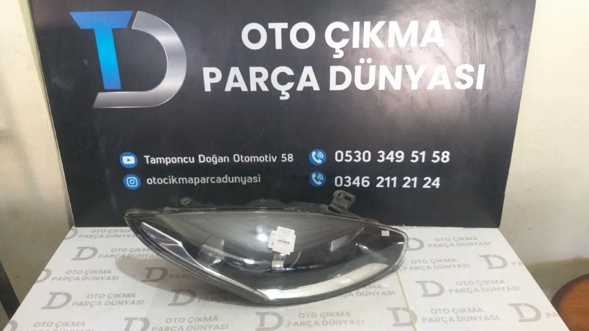 Renault Megane 3 Sağ Far-13-15