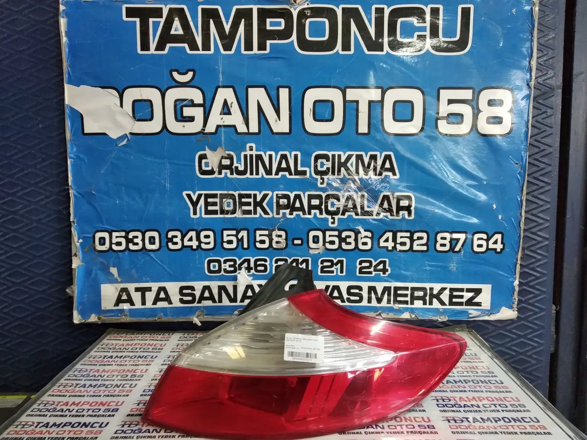 Renault Megane 3 Sağ Dış Stop Orjinal Çıkma 09-15