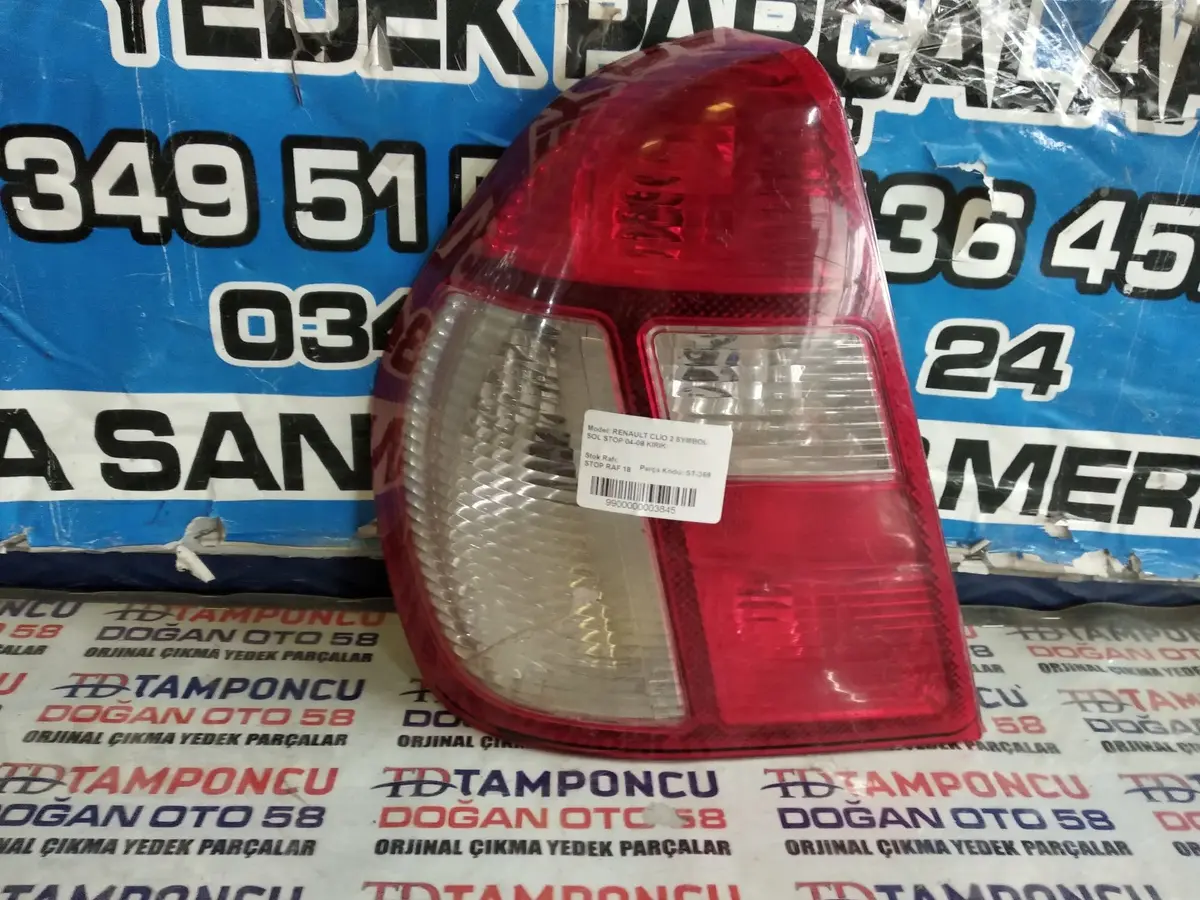 Renault Clio 2 Sol Stop Orjinal Çıkma 04-08