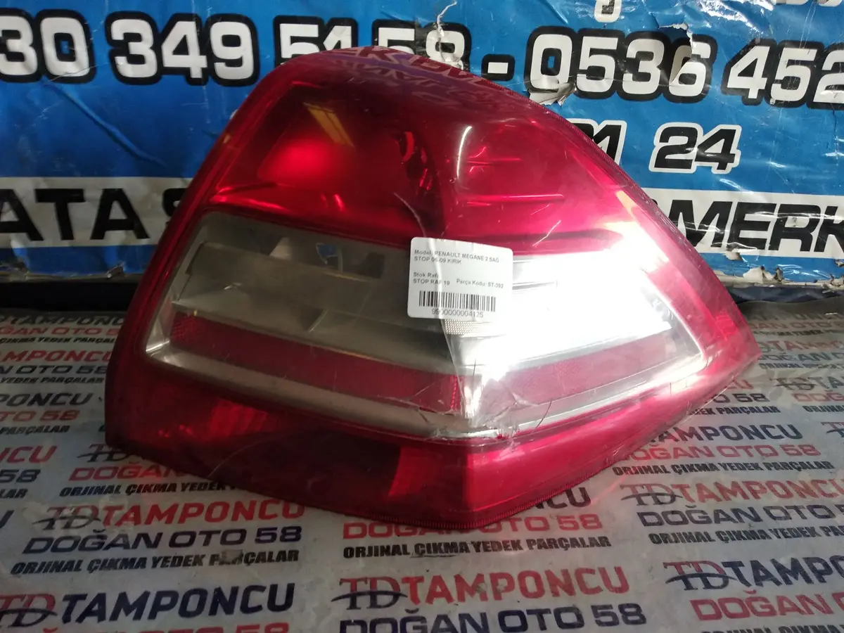 Renault Megane 2 Sağ Stop Orjinal Çıkma 06-09