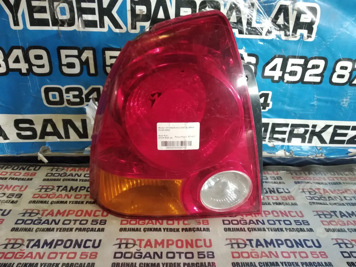 Hyundai Accent Sol Stop Admire Orjinal Çıkma 03-06