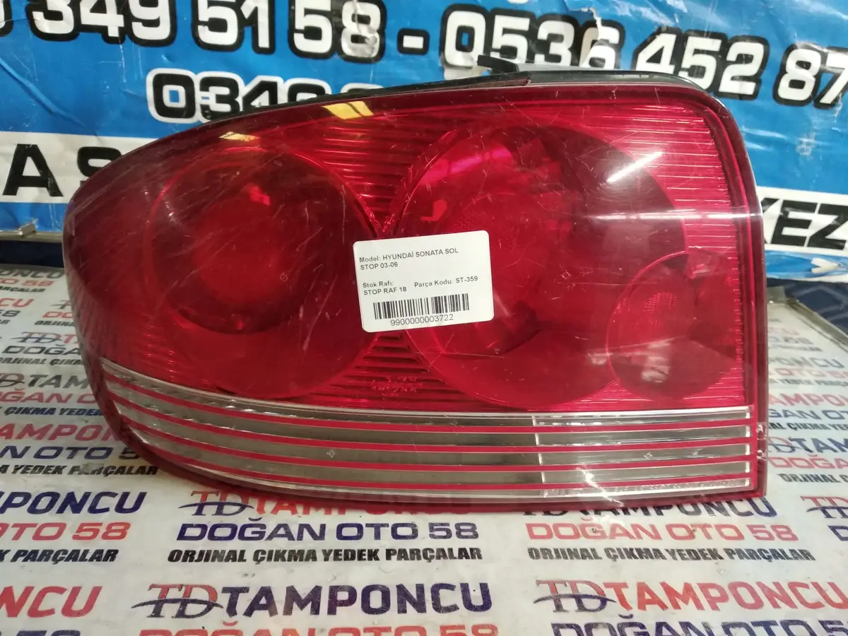 Hyundai Sonata Sol Stop Orjinal Çıkma 03-06