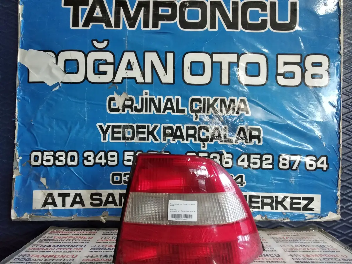 Opel Vectra B Sağ Stop Orjinal Çıkma 96-99