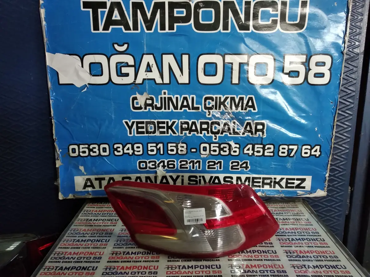 Peugeot 301 Sol Stop Orjinal Çıkma 12-16