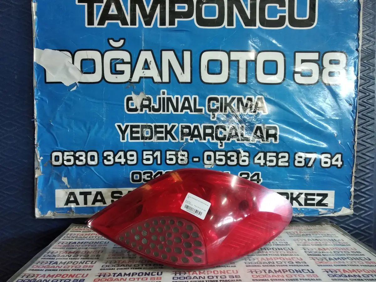 Peugeot 207 Sağ Stop Orjinal Çıkma 06-09