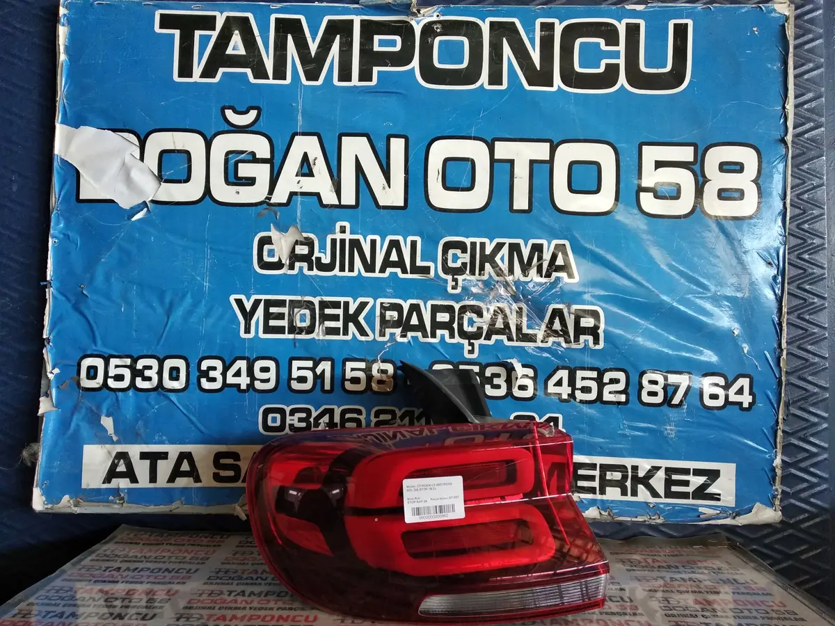 Citroen C 5 Sol Dış Stop Orjinal Çıkma 18-22