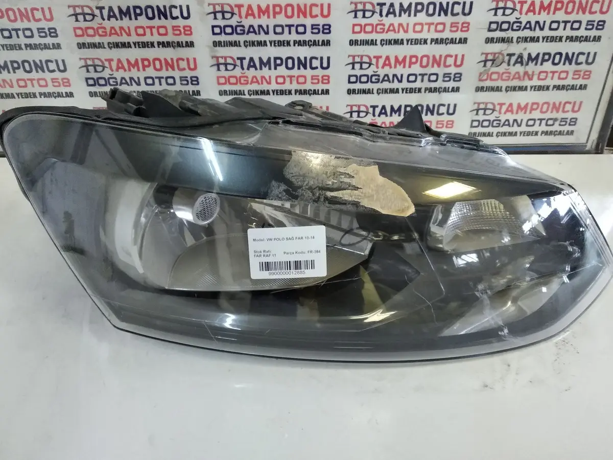 Volkswagen Polo Sağ Far 10-14
