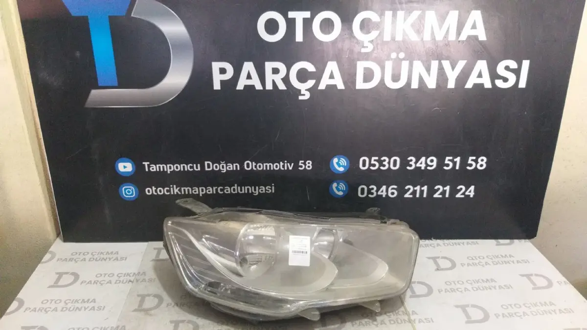 Citroen C-Elysee Sağ Far 12-16