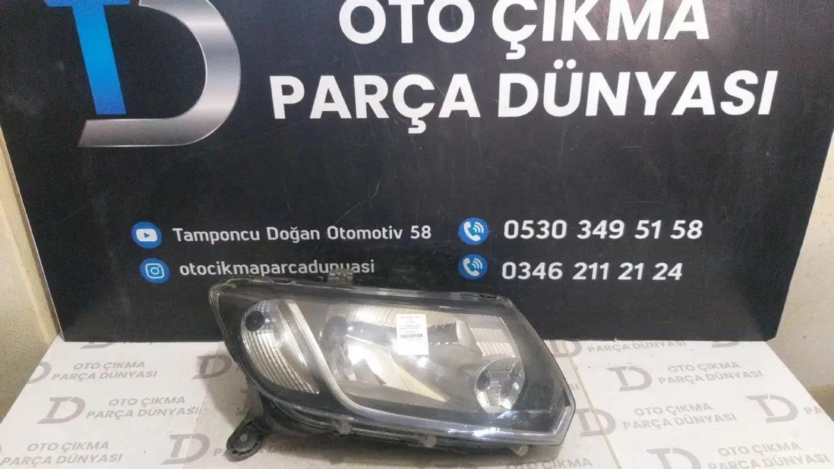 Dacia Sandero Stepway Sağ Far 13-16