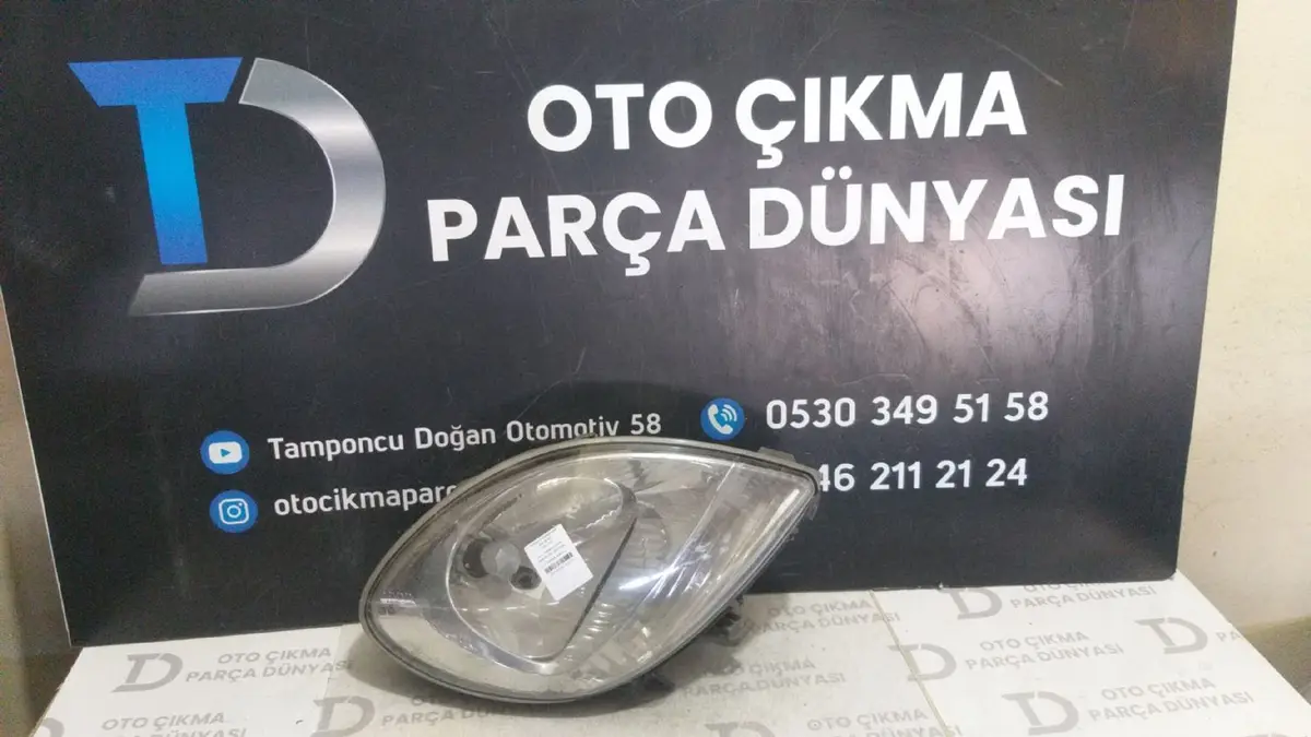 Renault Kango Sağ Far 98-08
