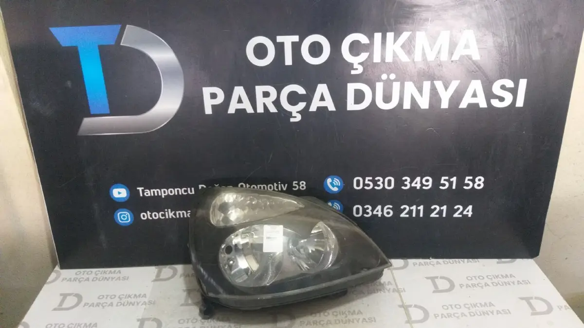 Renault Clio 2 Sağ Far 05-09