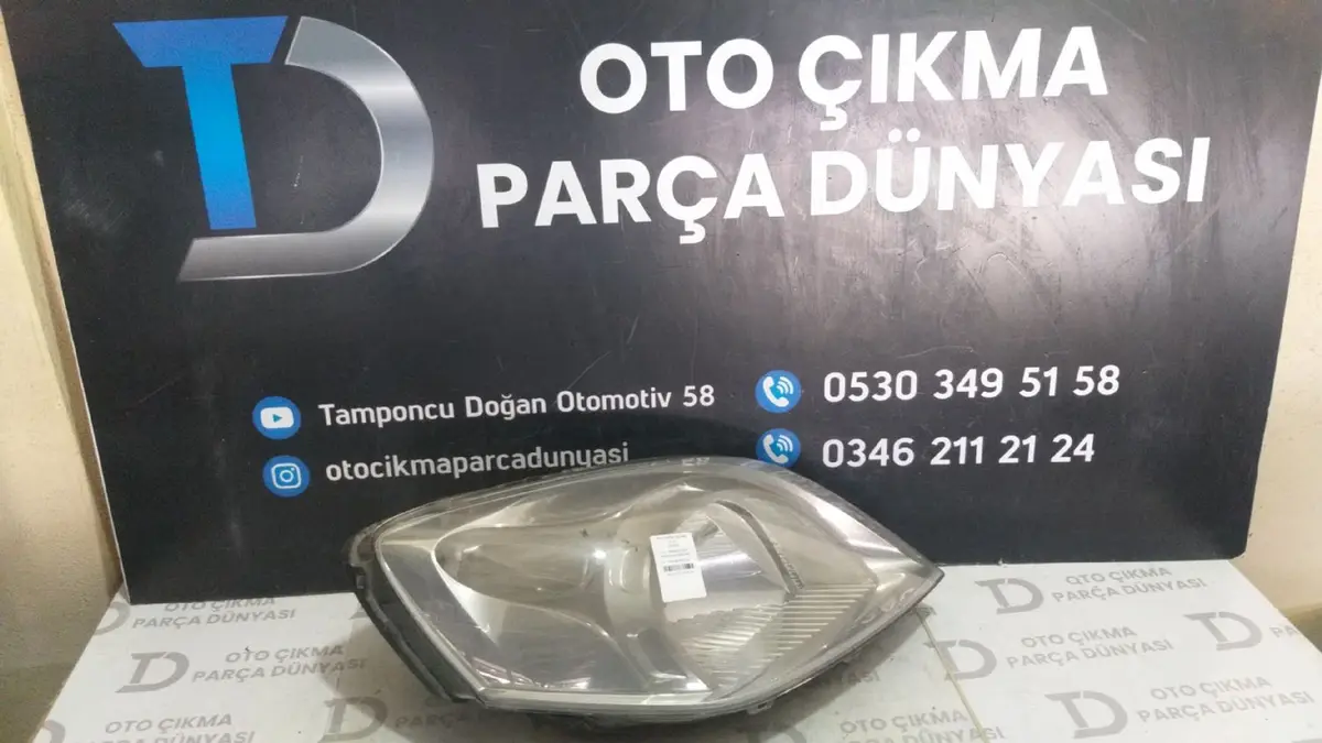 Fiat Fiorino Sağ Far 12-17