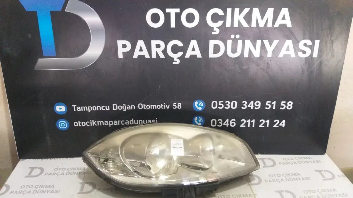 Fiat Linea Sağ Far -08-12