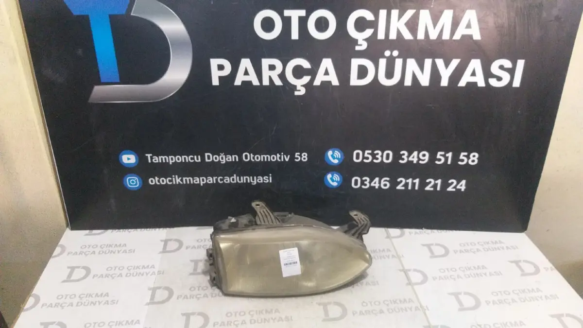 Fiat Palio Sağ Far 99-02