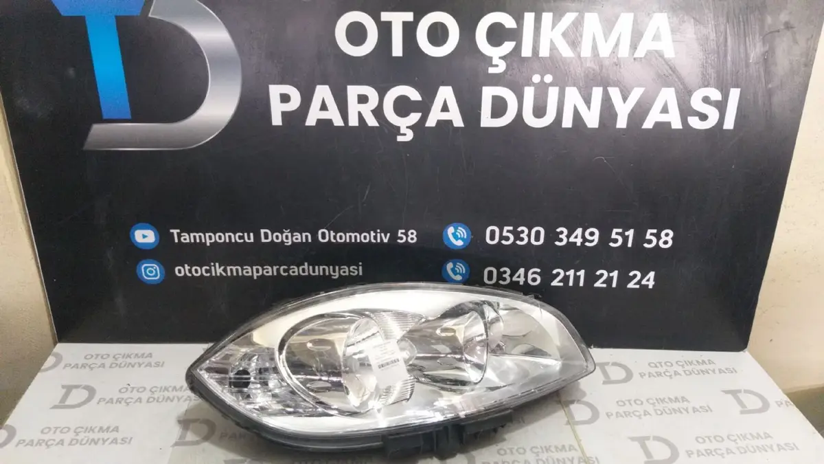 Fiat Linea Sağ Far -07-15