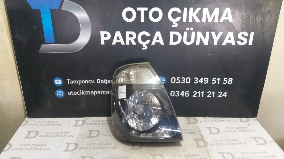 Kia Bongo Sağ Far 12-16 Siyah