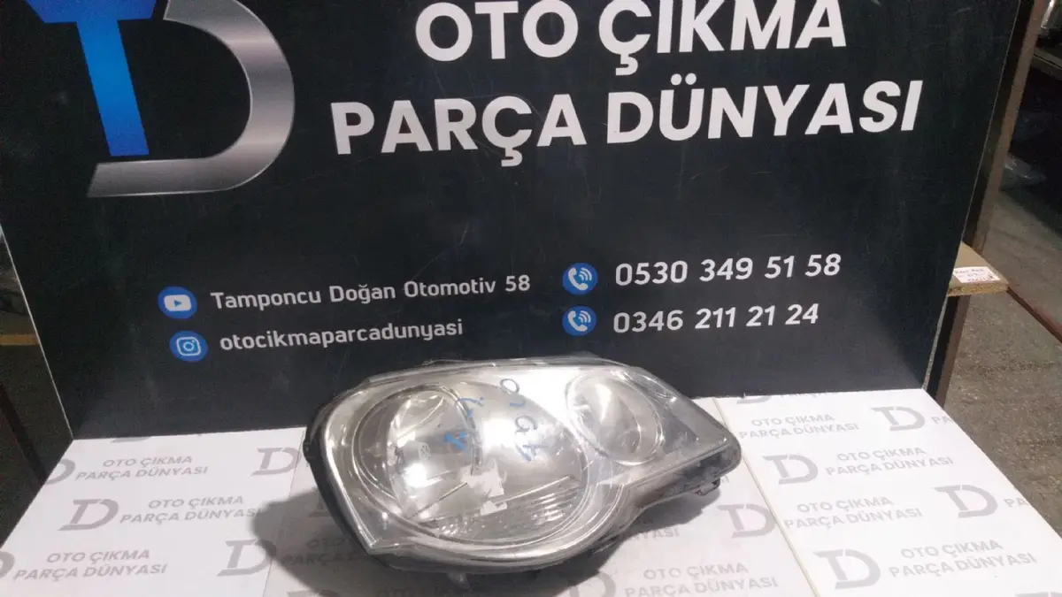 Volkswagen Polo Sağ Far 04-08
