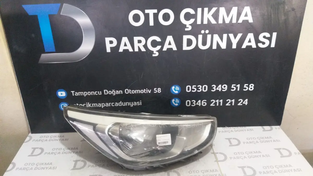 Hyundai Accent Blue Sağ Far -16