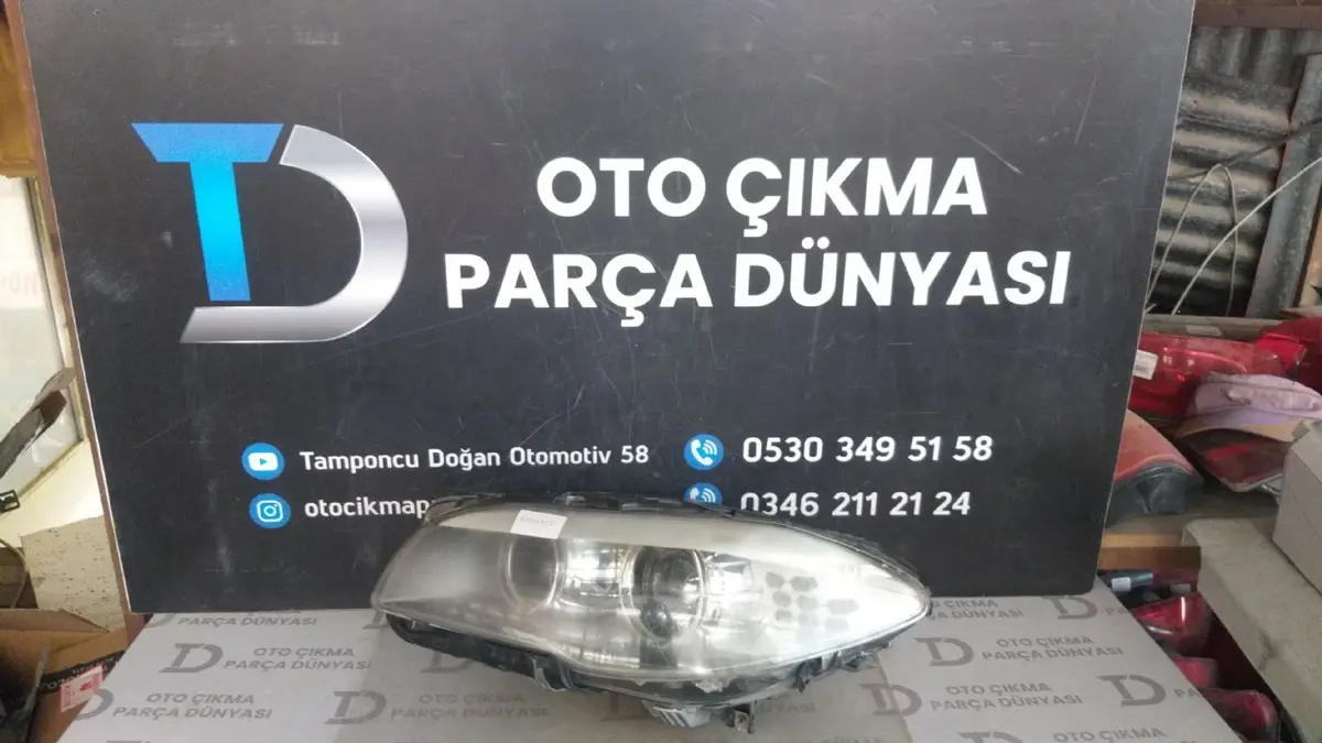 BMW 5 Serisi Sol Far F 10 Beyinli