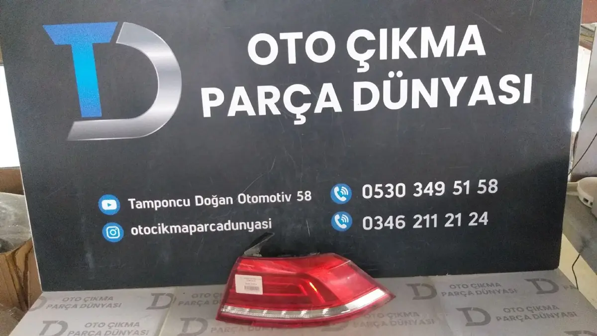 Volkswagen Passat B8 Sağ Dış Stop Ledli 15-19