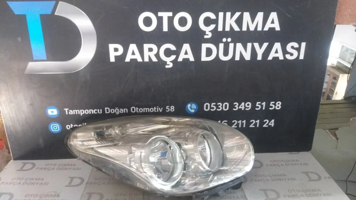 Fiat Doblo 3 Sağ Far 09-14