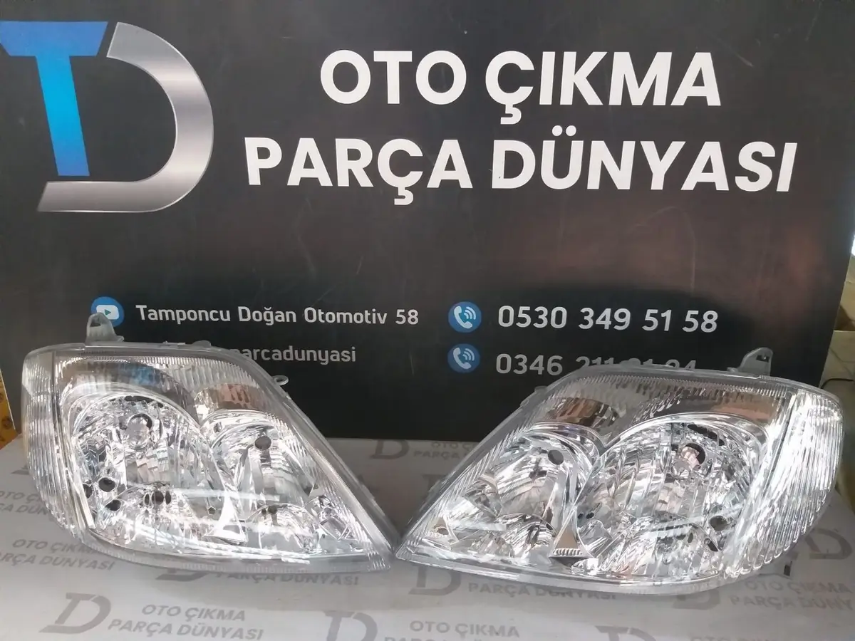 Toyota Corolla Sağ Far Sol Far Seti (02-06)