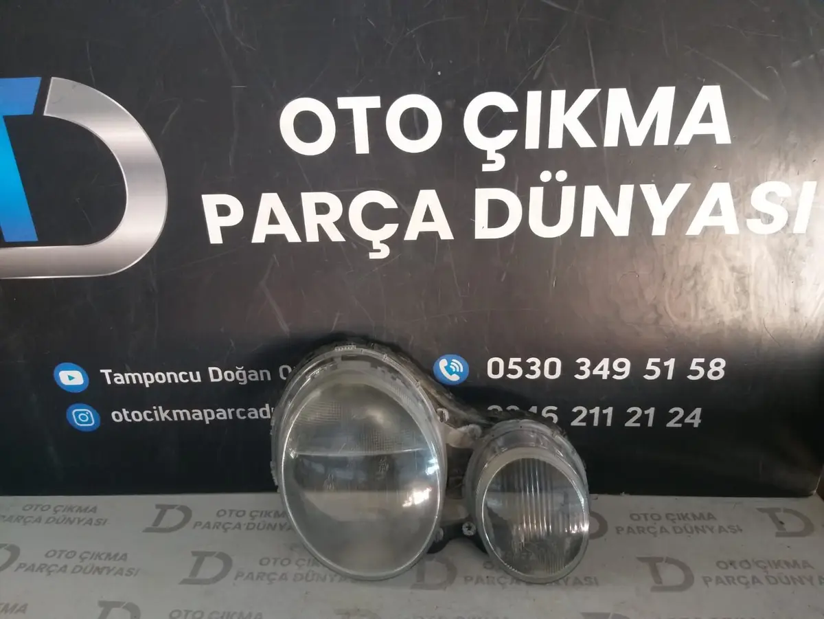 Mercedes E Serisi W210 Sağ Far Camı (96-00)