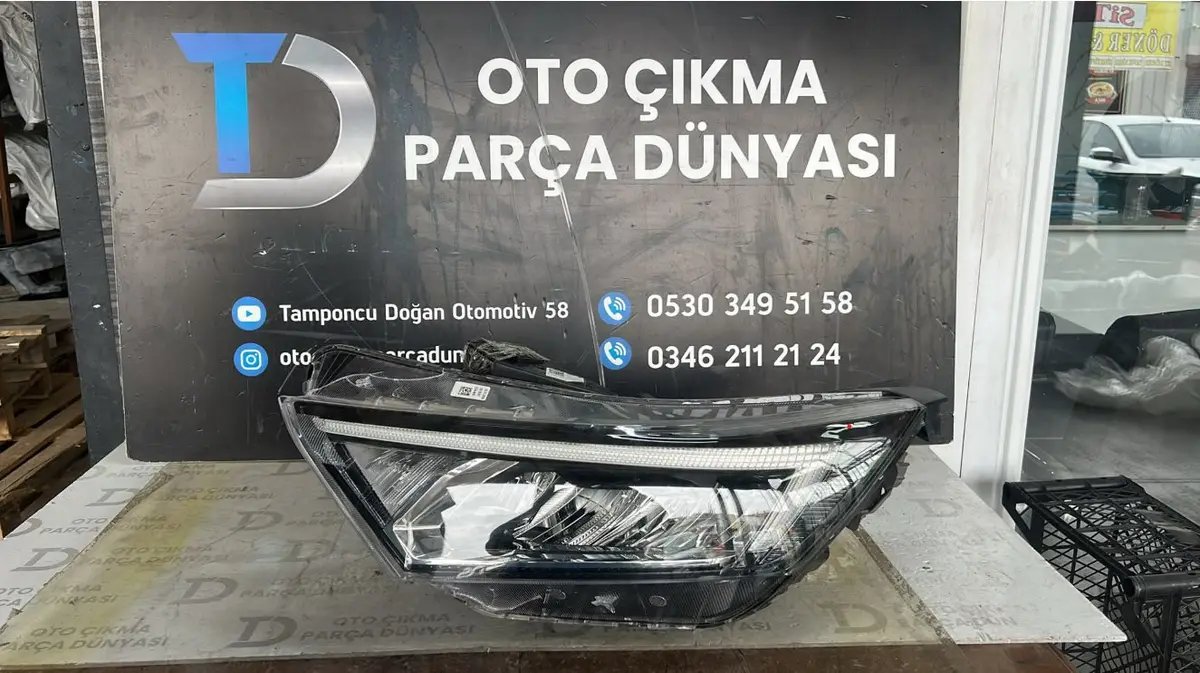 Hyundai I20 22-24 Ledli Sol Far