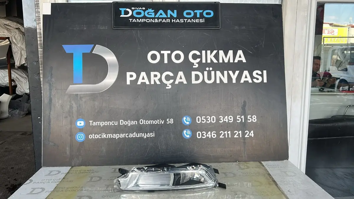 Volkswagen Passat B8 Sis Farı Tek Duylu 2015 Sol Taraf Sıfır