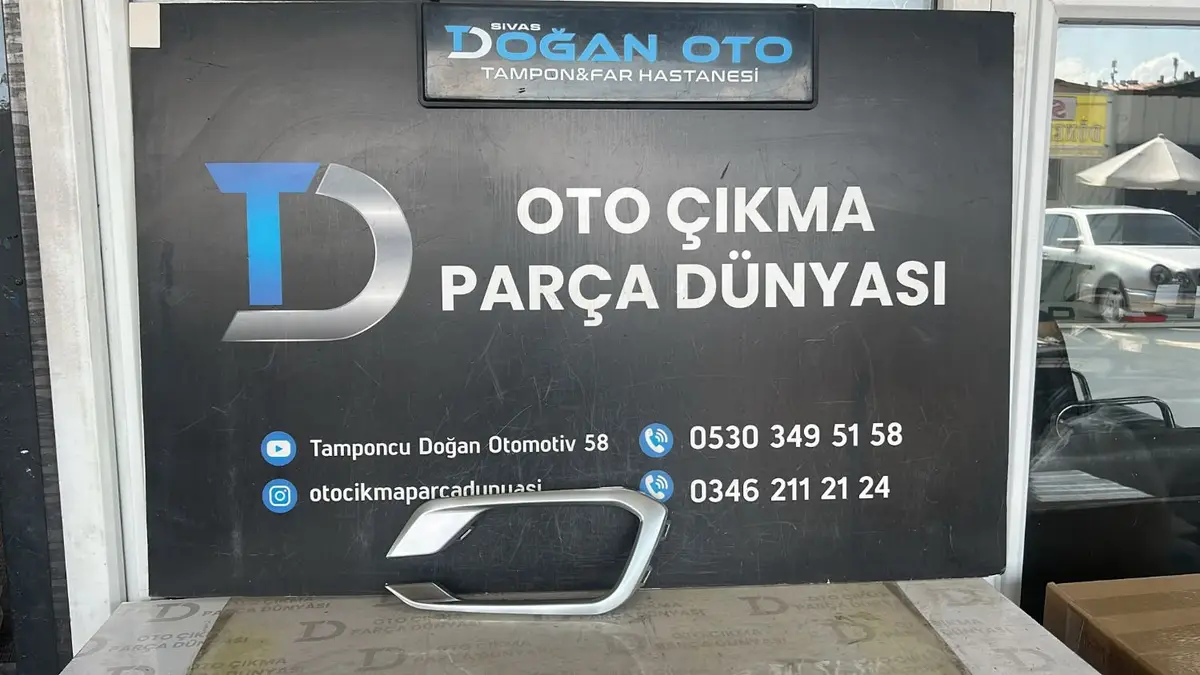 Fiat Egea Krom Sağ Sis Çerçevesi 2020-2024 Yeni Sıfır