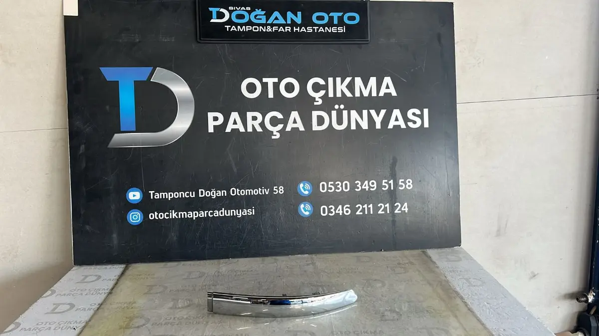 Fiat Linea Arka Tampon Çıtası Krom Nijelajı 2012-2017