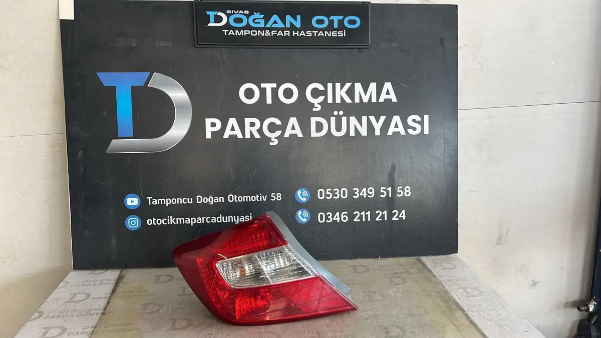Honda Civic FB7 Sol Dış Stop 2012-2015