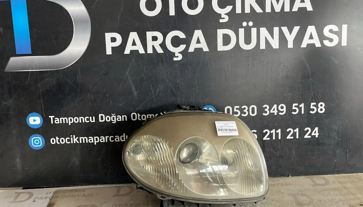 Renault Clio 2 Sağ Ön Far Çıkma Orjinal