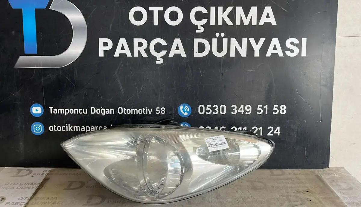 Hyundai I20 Sol Ön Far Çıkma Orjinal