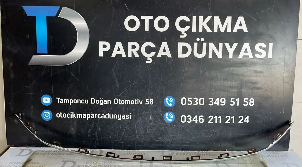 Fiat Egea Ön Tampon Alt Çıtası Krom Sıfır