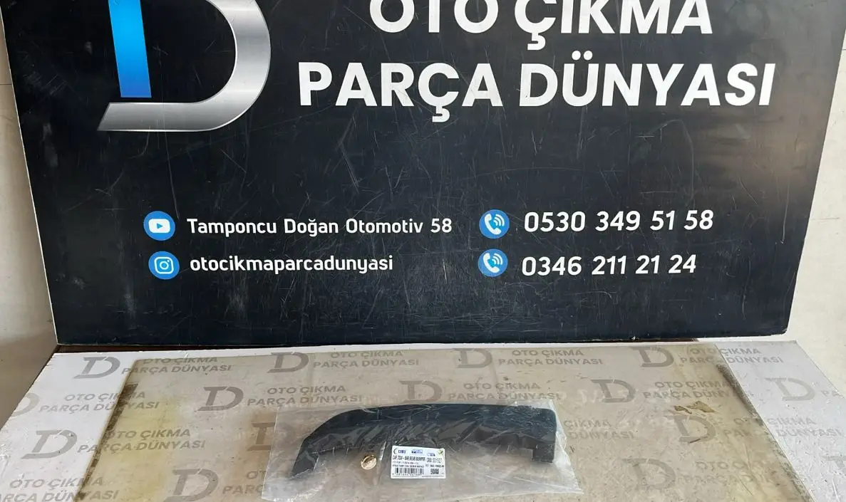 Ford Fiesta Arka Tampon Çeki Demiri Kapağı Sıfır
