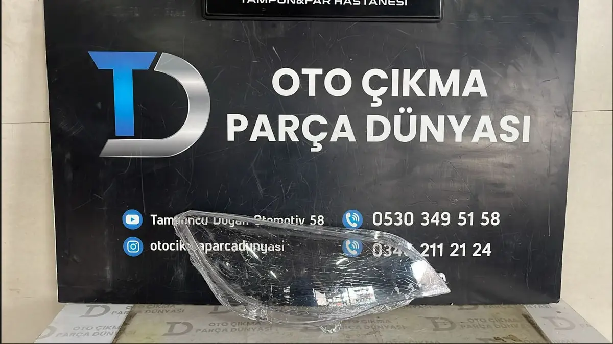 Opel Astra J Sağ Far Camı Ledli Mercekli Sıfır