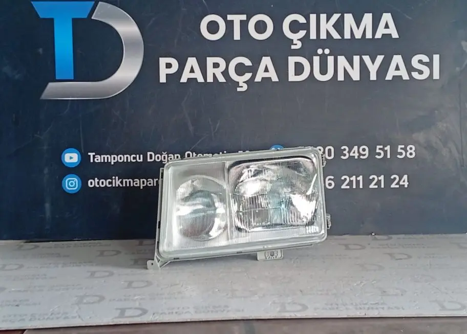 Mercedes Benz W124 Sol Ön Far Sıfır (83-93)