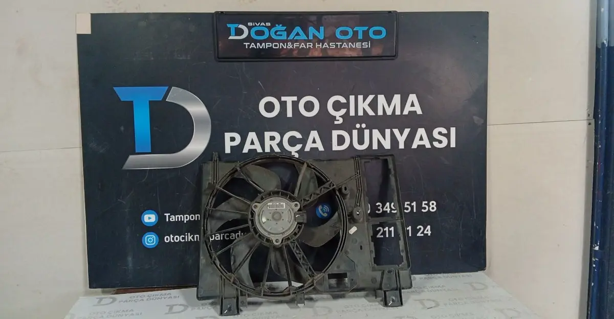 Citroen C5 Radyatör Fanı Orjinal Çıkma (08-17)