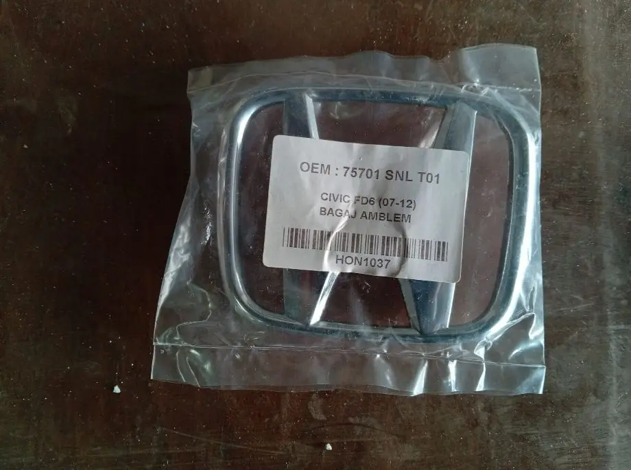 Honda Civic FD6 Arka Amblem (07-12)