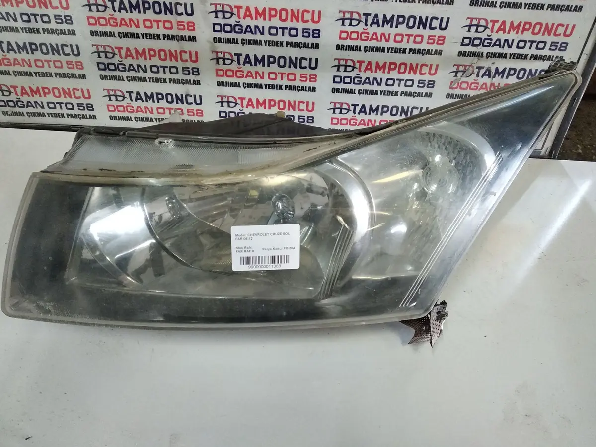 Chevrolet Cruze Sol Far Orjinal Çıkma 09-12