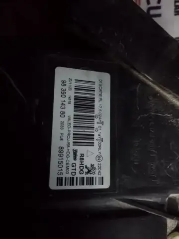 Peugeot 508 Sol Far Orjinal Çıkma 9-21