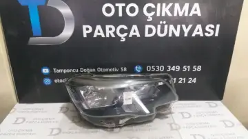 Peugeot Rifter Sağ Far Merceksiz 17-20