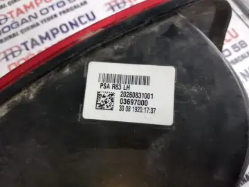 Peugeot 508 Sol Arka Reflektör Orjinal Çıkma 18-21